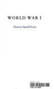 book cover of World War I (SparkNotes History Notes) (SparkNotes History Notes) by SparkNotes