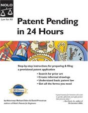 book cover of Patent pending in 24 hours by Richard Stim Attorney
