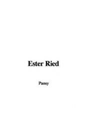 book cover of Ester Ried (Thorndike Christian Fiction) by Isabella Macdonald Alden