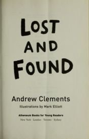 book cover of Lost and Found by Andrew Clements