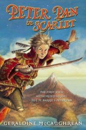 book cover of Peter Pan in Scarlet by Geraldine McGaughrean