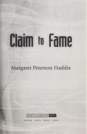 book cover of Claim to fame by Margaret Peterson Haddix