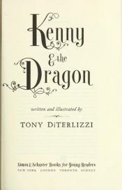book cover of Kenny & the Dragon by Tony DiTerlizzi