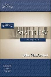 book cover of Matthew (The MacArthur New Testament commentary) by John F. MacArthur