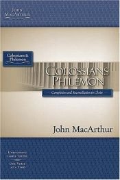 book cover of Colossians & Philemon (MacArthur Bible Study Guides) by ジョン・F・マッカーサーJr