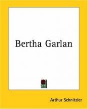 book cover of La signora Berta Garlan by Arthur Schnitzler