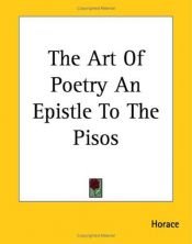 book cover of On the art of poetry by Horace