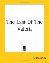 book cover of El último de los Valerio y otros cuentos by Henry James