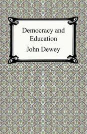 book cover of Democracy and Education by John Dewey