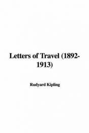 book cover of Letters of Travel: 1892 - 1913 by Rudyard Kipling
