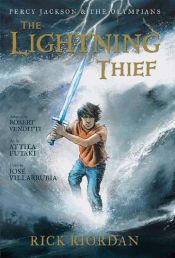 book cover of Percy Jackson and the Olympians: The Lightning Thief: The Graphic Novel by Rick Riordan