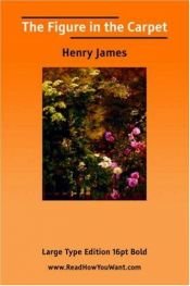 book cover of La figura nel tappeto by Henry James