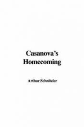 book cover of Casanova hazatér by Arthur Schnitzler