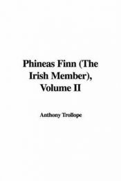 book cover of Phineas Finn, Volume II by Anthony Trollope