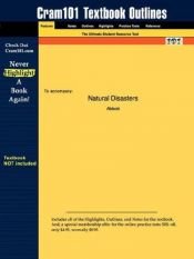 book cover of Studyguide for Natural Disasters by Abbott, ISBN 9780072921984 by Cram101 Textbook Reviews