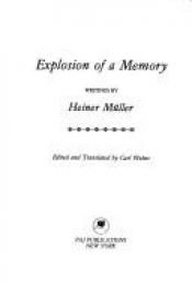 book cover of Explosion of a Memory by Heiner Müller