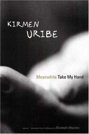 book cover of Meanwhile Take My Hand by Kirmen Uribe