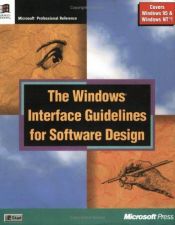 book cover of The Windows Interface Guidelines for Software Design by Microsoft