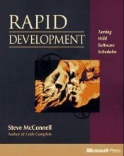 book cover of Rapid development by Steve McConnell