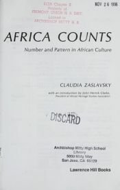 book cover of Africa counts by Claudia Zaslavsky