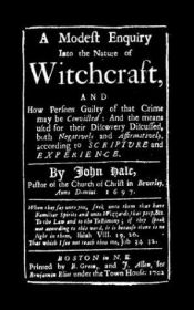book cover of Modest Inquiry Into the Nature of Witchcraft by John Hale