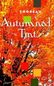 book cover of Autumnal tints by Henry David Thoreau