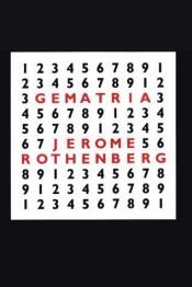 book cover of Gematria by Jerome Rothenberg