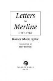 book cover of Letters to Merline, 1919-1922 by Rainer Maria Rilke