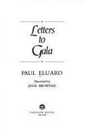 book cover of Letters to Gala by Paul Eluard
