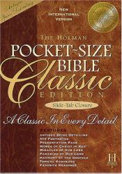 book cover of The Broadman & Holman Pocket-Size Bible: New International Version, Classic Edition, British Tan Bonded Leather by New International Version