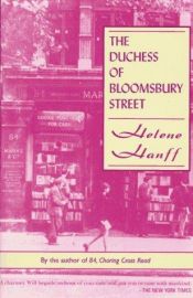 book cover of La duchesse de Bloomsbury Street by Helene Hanff