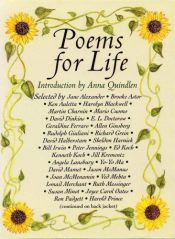 book cover of Poems for Life: Famous People Select Their Favorite Poem and Say Why It Inspires Them by Anna Quindlen