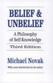 book cover of Belief and Unbelief by Michael Novak