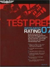 book cover of Instrument Rating Test Prep 2007: Study and Prepare for the Instrument Rating, Instrument Flight Instructor (CFII), Inst by Federal Aviation Administration