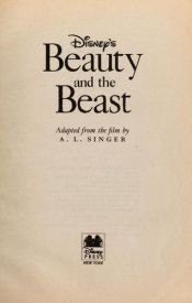 book cover of Disney's beauty and the beast by Peter Lerangis