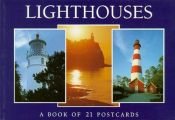 book cover of Lighthouses: A Book of 21 Postcards by Browntrout