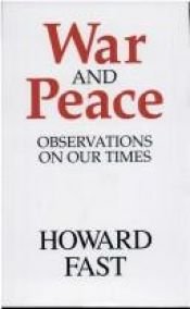 book cover of War and Peace: Observations on Our Times by E. V. Cunningham
