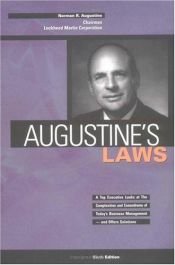 book cover of Augustine's Laws by Norman R. Augustine