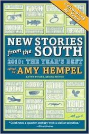 book cover of New Stories from the South 2010: The Year's Best by Amy Hempel