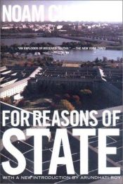book cover of For reasons of state by Noam Chomsky