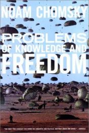 book cover of Kunskap och frihet : Bertrand Russell-föreläsningar by Noam Chomsky
