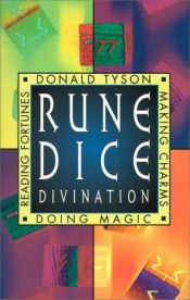 book cover of Rune Dice Divination Book by Donald Tyson
