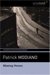 book cover of Rue des Boutiques obscures by Patrick Modiano