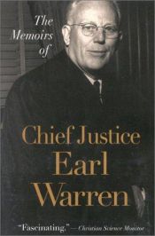 book cover of The memoirs of Earl Warren by Earl Warren