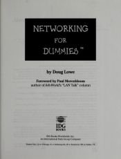 book cover of Networking for Dummies by Doug Lowe