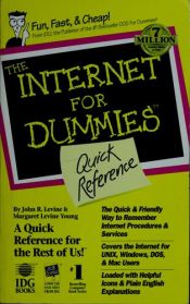 book cover of The Internet For Dummies by John R. Levine