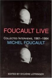 book cover of Foucault live by Michel Foucault