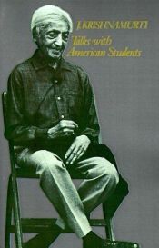 book cover of Talks with American Students by Jiddu Krishnamurti
