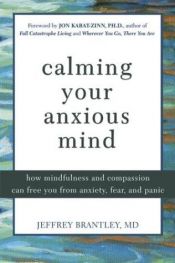 book cover of Calming your anxious mind : how mindfulness and compassion can free you from anxiety, fear, and panic by Jeffrey Brantley, M.D.|Jon Kabat-Zinn