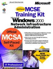 book cover of McSe Training Kit Microsoft Windows 2000: Network Infrastructure Administration (It-Training Kit) by Microsoft